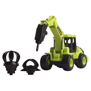 小能手儿童大号挖掘机玩具车男孩工程车宝宝惯性压路机铲车模型