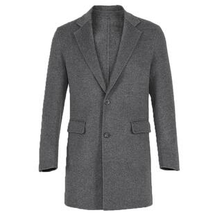 【手工双面】CALLISTO男士冬季中长款精梳羊毛呢大衣羊绒厚实保暖