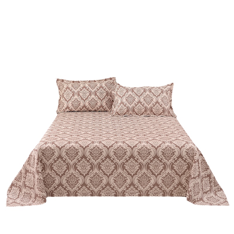 国风加厚粗布床单单件纯棉睡单粗布加大炕单老粗布三件套枕套帆布