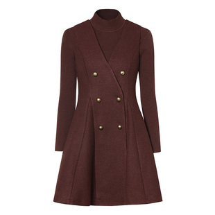 海青蓝 无袖连衣裙套装女2025新款冬装针织内搭上衣高级女装裙子