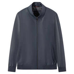 【绵羊皮】柒牌男士真皮皮衣25秋冬新款时尚休闲立领防风夹克外套