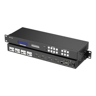迈拓维矩 MT-HD44LH 高清4K无缝hdmi矩阵4进4出切换器秒切屏幕视频拼接器画面分屏独立音频分离加嵌机架式