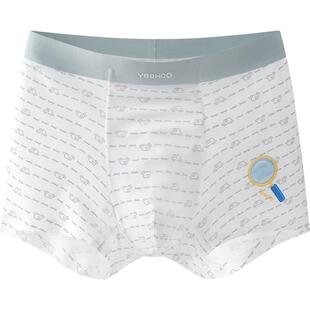 英氏青少年内裤初高中生男孩莫代尔儿童平角短裤中大童四角裤底裤