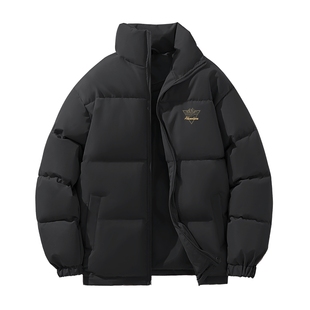 班尼路立领棉衣男冬季2025新款羽丝棉短款面包服加厚男士棉服外套
