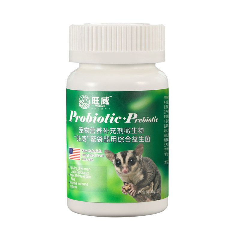 美国益生菌种蜜袋鼯用肠道调理