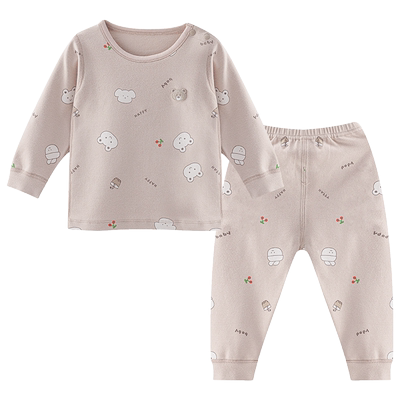 宝宝秋衣套装纯棉秋冬儿童内衣婴儿男童秋裤睡衣打底衫保暖款女童