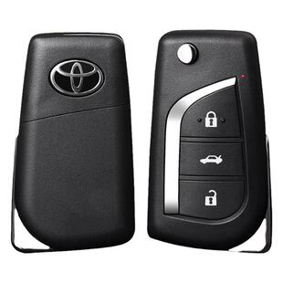适用于丰田雷凌凯美瑞锐志RAV4汉兰达威驰汽车原装遥控器替换外壳