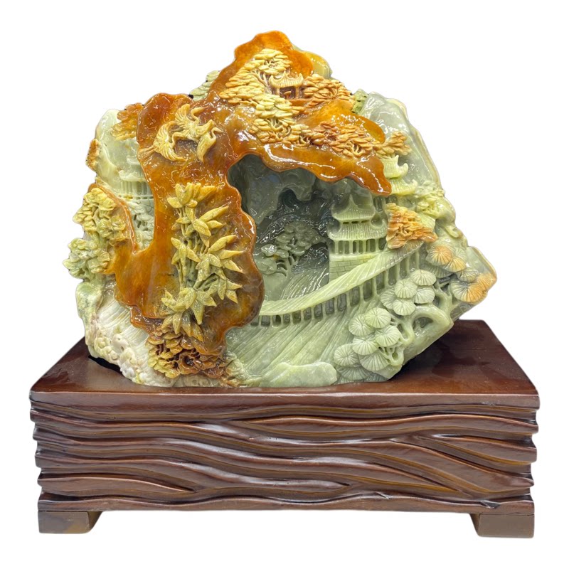 玉石白菜摆件天然特价新款