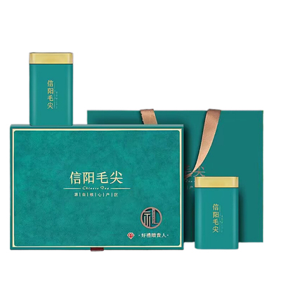 信阳毛尖明前特级芽茶高档礼盒装