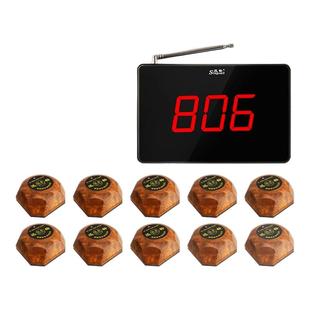 迅铃服务铃服务器一键呼叫服务员餐厅服务无线呼唤呼叫铃按钮套装