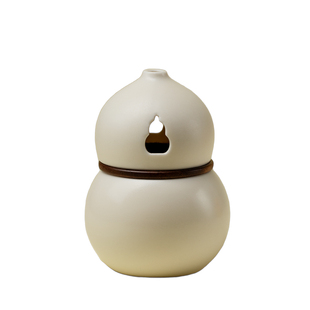 梵汝福禄盘香香炉家用多功能香薰炉室内檀香线香盘托创意茶道摆件