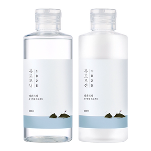 韩国柔恩莱独岛水乳补水保湿爽肤水乳液控油修护官方旗舰店正品女