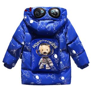 NEXT ZYU官方正品男童羽绒服中长款儿童白鸭绒宝宝加厚2-8岁外套