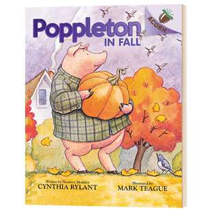 学乐橡树种子系列 小猪波普尔顿4 英文原版 Poppleton in Fall 英文版 进口英语书籍儿童全英语书