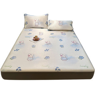 红豆凉席软席子冰丝席2025新款夏天a类学生宿舍单人夏凉垫可机洗