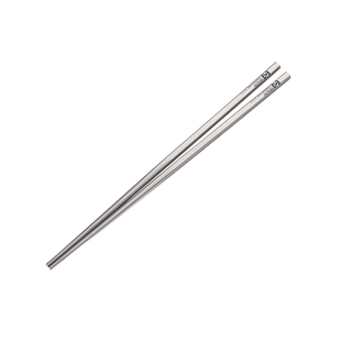 钛时代KEITH铠斯纯钛实心筷子轻量露营家用餐具防霉耐高温23cm