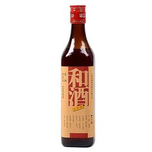 正宗上海老酒 金枫和酒五年陈特酿半干黄酒500ml*8瓶整箱量贩装