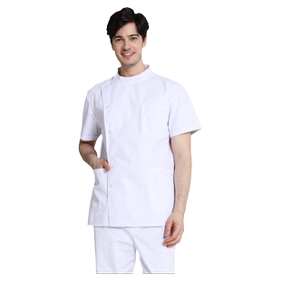 夏季男士短袖护士服立领医生服长袖牙科口腔医师服医护人员工作服