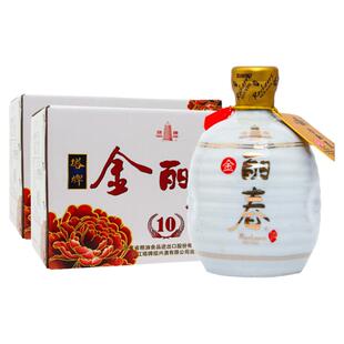 塔牌黄酒十年金丽春350ml*6瓶*2箱礼盒 正宗绍兴老黄酒立春花雕酒