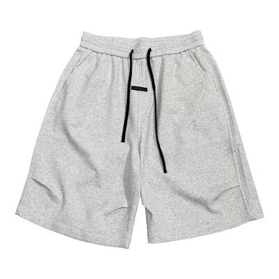 复古纯色做旧抽绳短裤男夏季新款