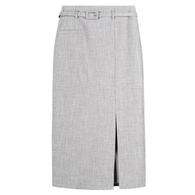 米思阳通勤ol风开叉半身裙