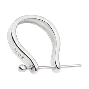 万能扣活卡扣翡翠玉扣夹扣挂坠扣纯银u型扣银扣头吊坠扣玉坠配件