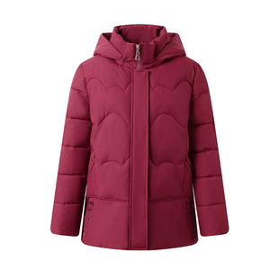 中老年妈妈羽绒棉服短款老太太冬季棉袄大码老人棉衣奶奶冬装外套