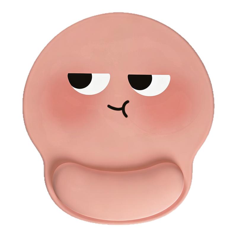 可爱搞怪防滑记忆棉护腕鼠标垫