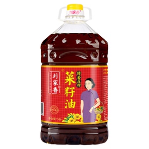 刘家香菜籽油5L非转基因食用油
