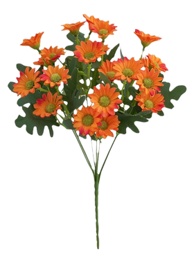 绢花雏菊盆栽花篮阳台装饰