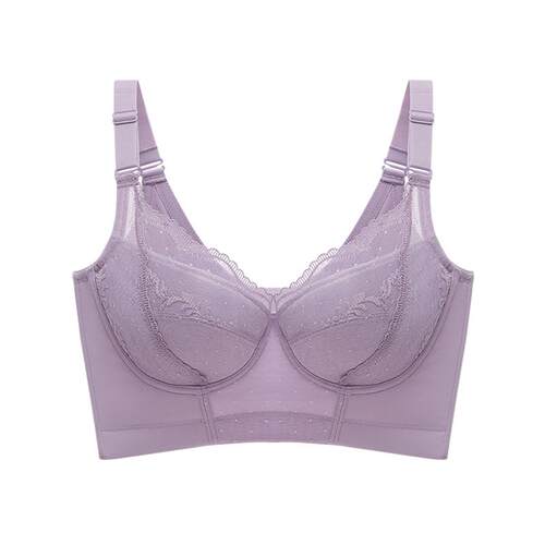 莱特妮丝全罩杯文胸女大胸显小内衣女聚拢收副乳调整型内衣F209