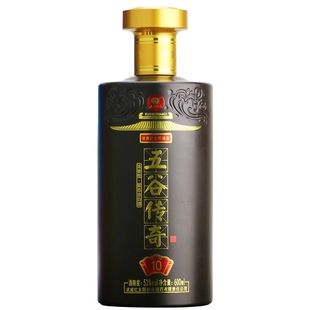 【五谷传奇专营店】甘肃武威五谷传奇酒10号浓香型白酒高度纯粮酒
