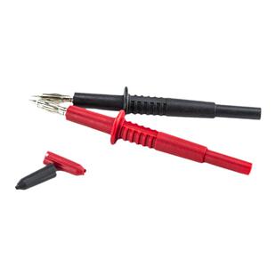 仪器仪表测试探针带4.0mm镀镍香蕉插座 灯笼头尖针 耐高压 PA塑壳