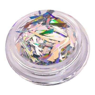 美甲极光玻璃纸不规则碎片