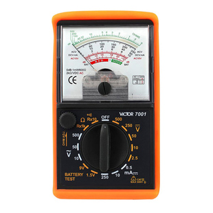 VICTOR胜利指针式万用表VC7001多功能高精度机械万用表袖珍万能表