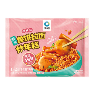 清净园鱼饼拉面炒年糕韩国辣甜芝士年糕条韩式部队火锅自热速食