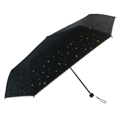 台湾彩虹屋黑胶折叠雨伞遮阳