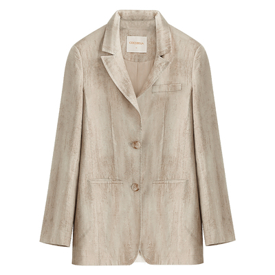 COCOBELLA100%天丝炒色西装