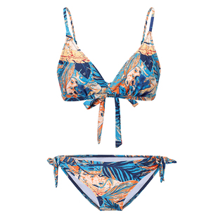 AXESEA比基尼泳装女士度假温泉游泳时尚性感三角分体冲浪泳衣套装