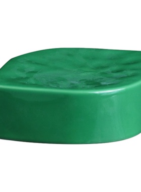 辰天陶瓷绿色几何摆件定制