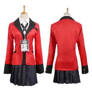 江城木狂赌之渊蛇梦子COS服黄泉月露娜校服cosplay游戏动漫服装