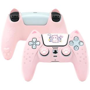 HONCAM 适用于索尼PS5手柄保护套蜘蛛侠硅胶套贴纸改装PS5 slim/pro游戏手柄全包防摔保护套