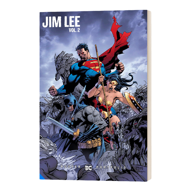 英文原版 DC Poster Portfolio Jim Lee Vol.2 DC海报集 漫画艺术 英文版 进口英语原版书籍