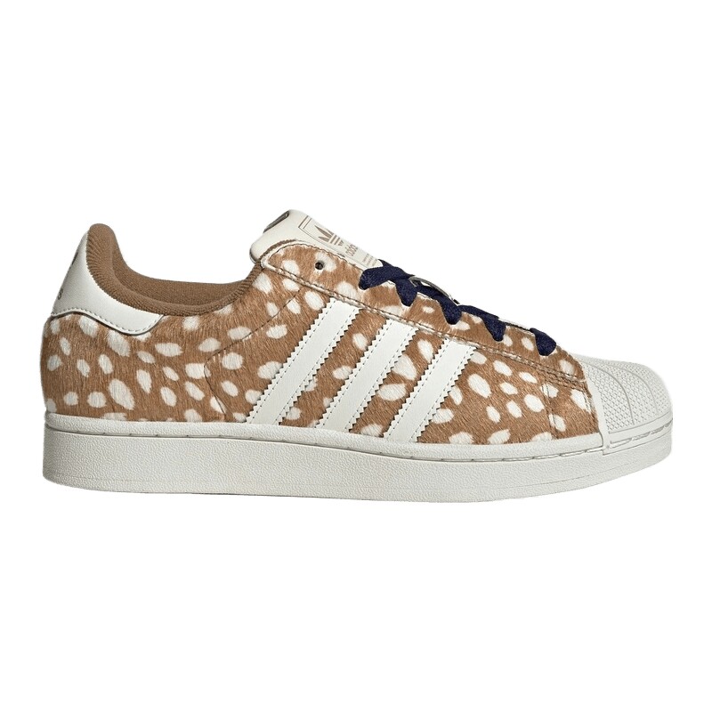 adidas阿迪达斯三叶草男女SUPERSTAR II鹿纹经典贝壳头板鞋KJ4642