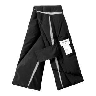 WithoutMe/ OCEANBACCA CLEANFIT金属尼龙亮银刀割拼接羽绒围脖