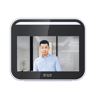 汉王考勤机 C503A人脸识刷卡IC卡识别员工打卡器签到智能秒识别上下班动态活体识别考勤门禁一体机