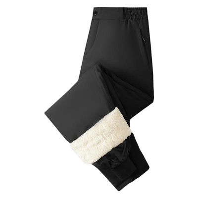 回力羊羔绒裤子男休闲加绒小西裤