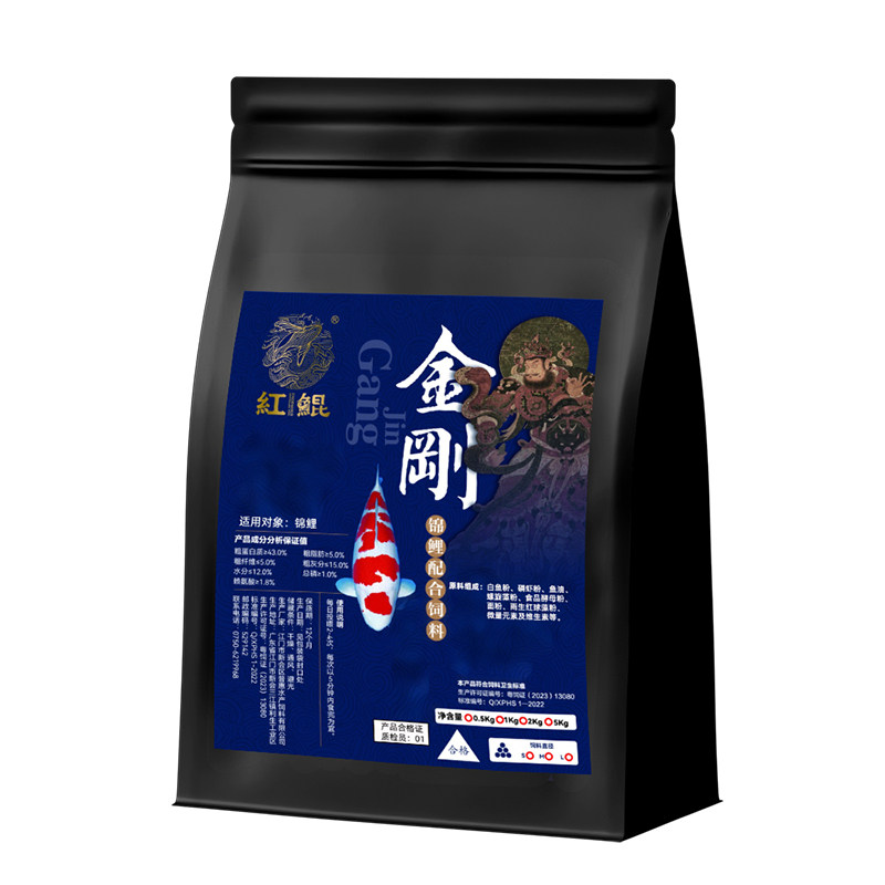 红鲲金刚锦鲤增体饲料增肥鱼食鱼粮大颗粒高蛋白锦鲤鱼饲料增体