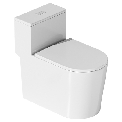 JOMOW大冲力虹吸式抽水马桶普通马桶家用防臭坐便器MTS06