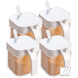 佐料调料盒置物架组合套装调味罐瓶收纳架家用厨房墙壁挂盐罐密封